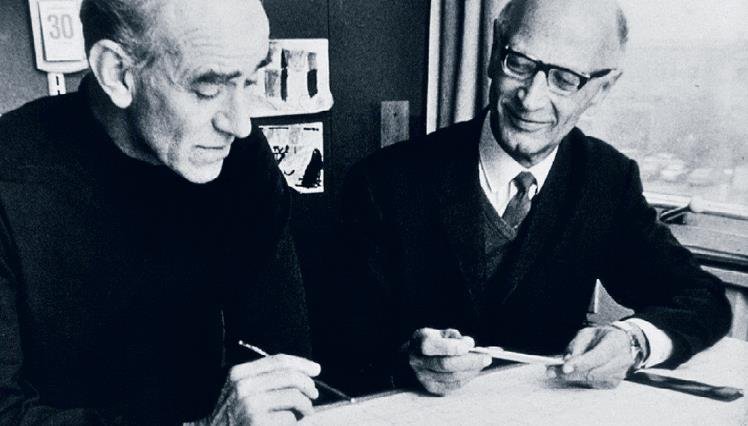 Ramboll founders Børge Johannes Rambøll and Johan Georg Hannemann